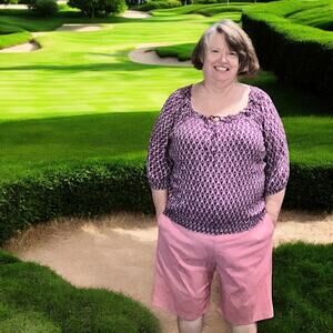 Callaway Mens Red & White Checkered 4 Pockets Golf Shorts 44B!